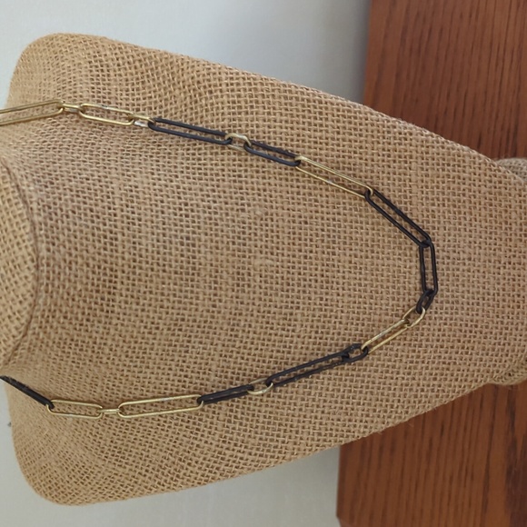 Loop Link Necklace - Mixed Metal -MULIXPLY - Picture 1 of 5